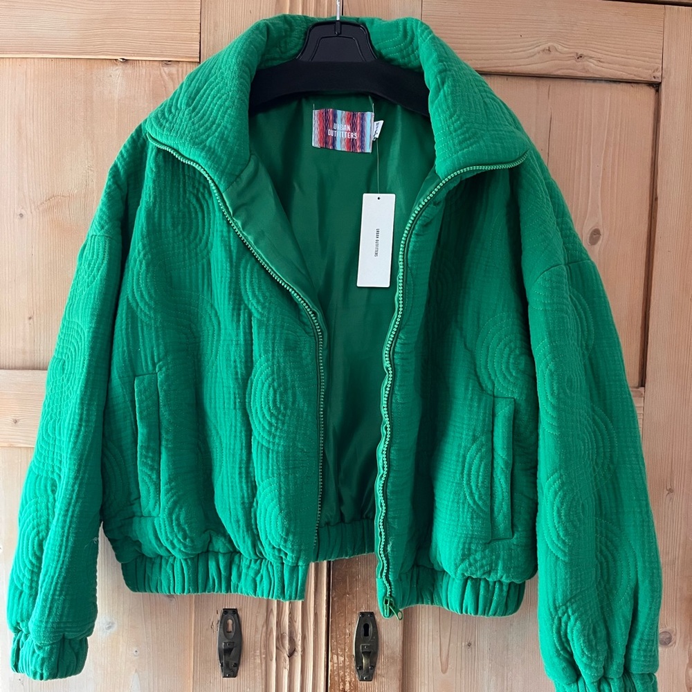 Urban Outfitters cotton quilted jacket, NWT! Size XS